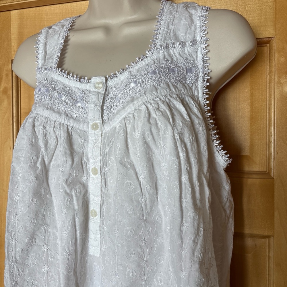 Adonna Cotton Nightgown - Picture 2 of 4